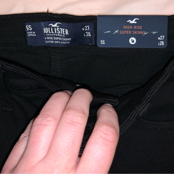 NWT HOLLISTER HIGH RISE SKINNY JEANS 27/26 - Picture 6 of 6